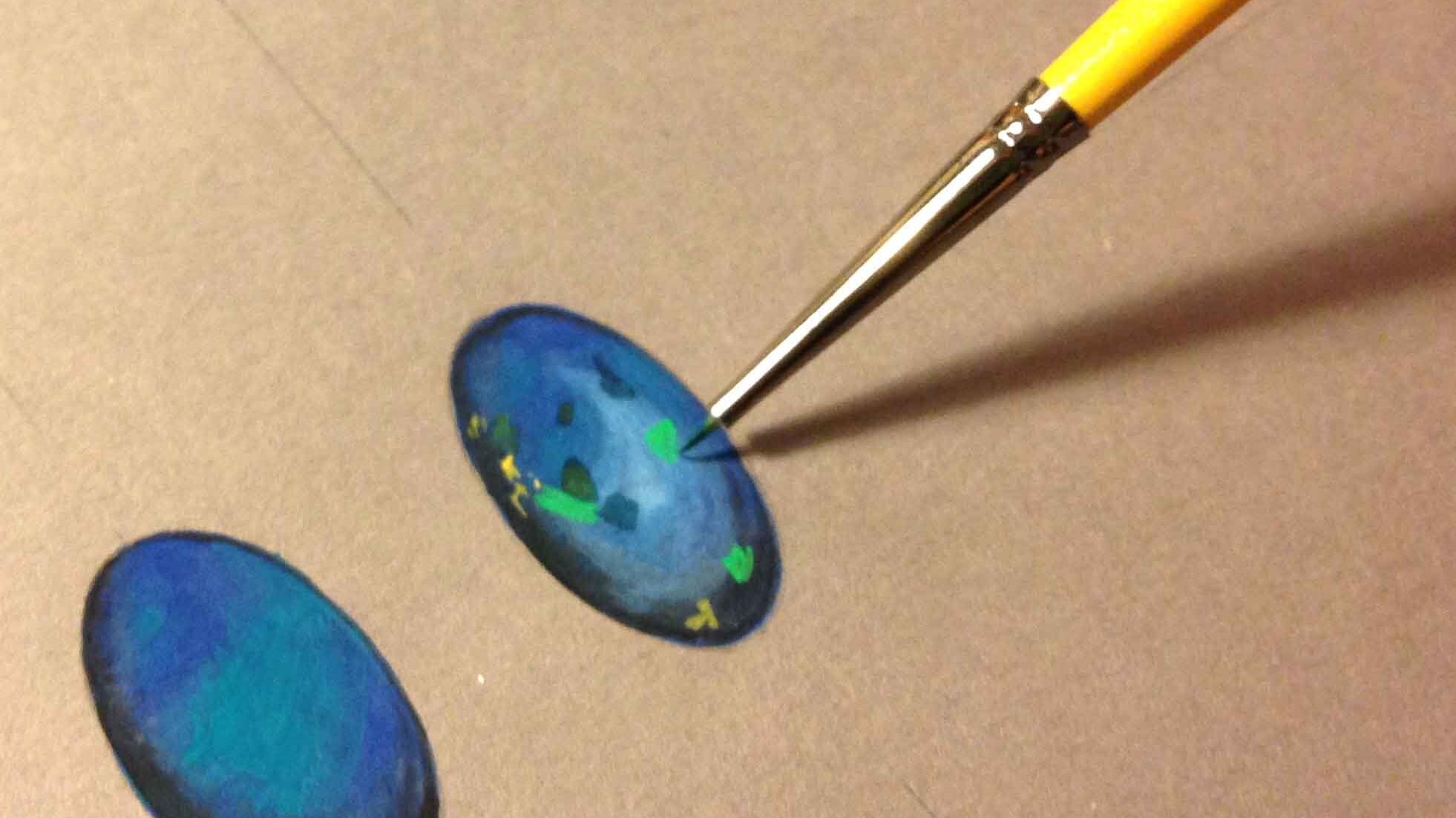 How To Paint Opals