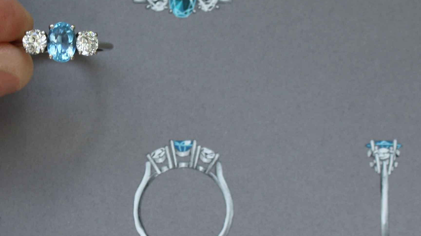 Gouache Jewellery Painting