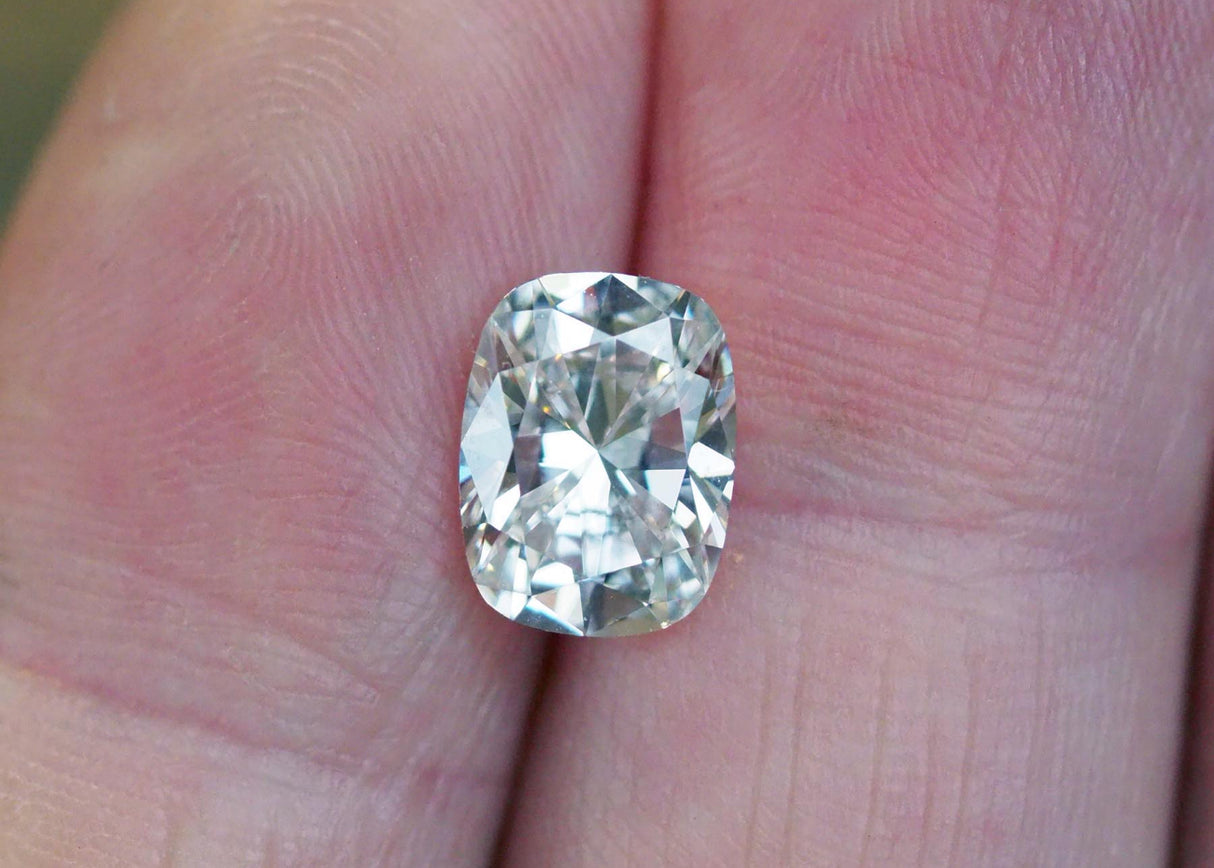 3.00ct Cushion Lab grown diamond engagement ring
