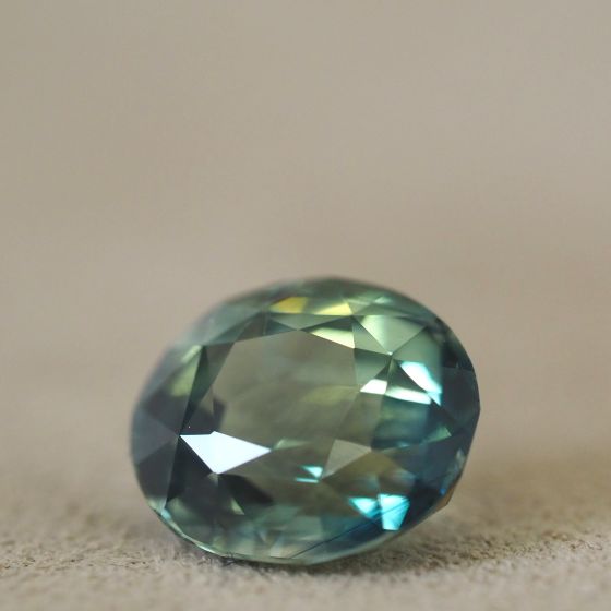 2.28ct Oval Green Sapphire