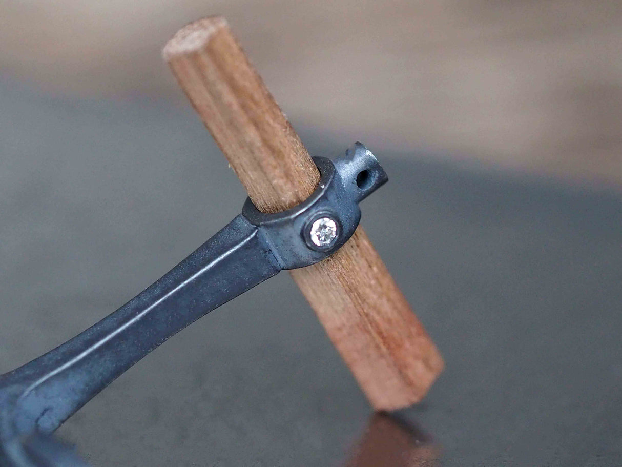 Oxidized silver anchor cufflinks