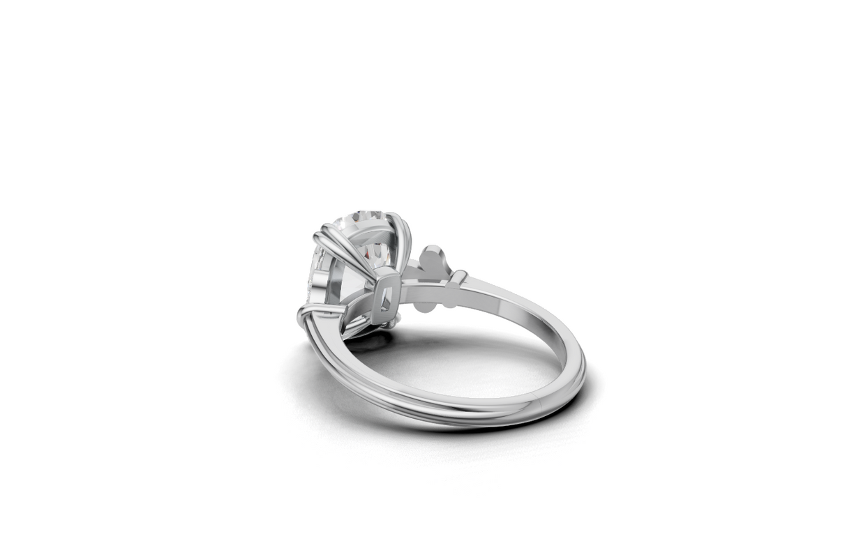 3.00ct Cushion Lab grown diamond engagement ring