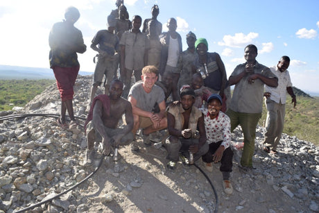 Tanzania, Tsavorite mining trip