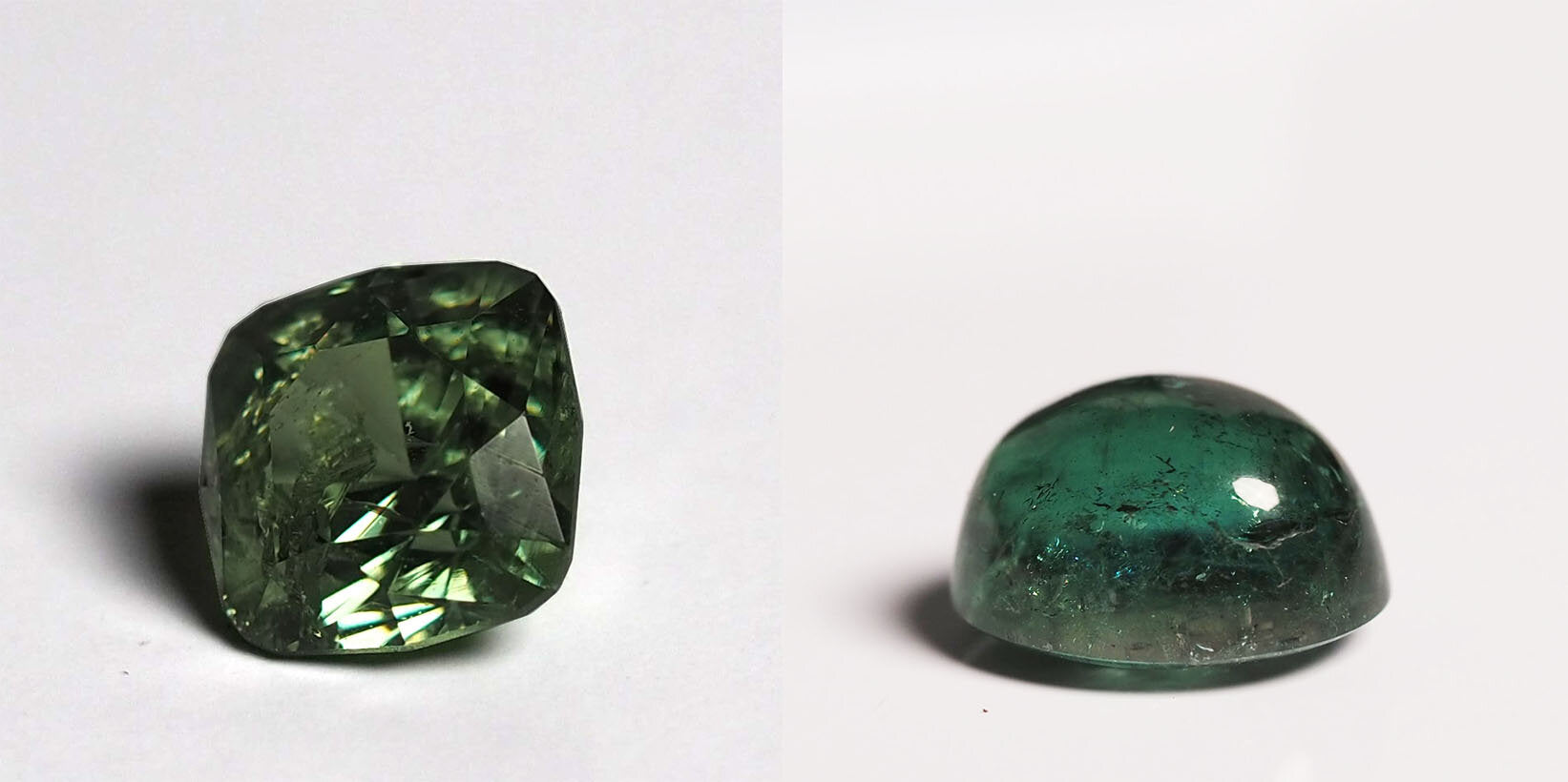 Faceted and cabochon gemstones