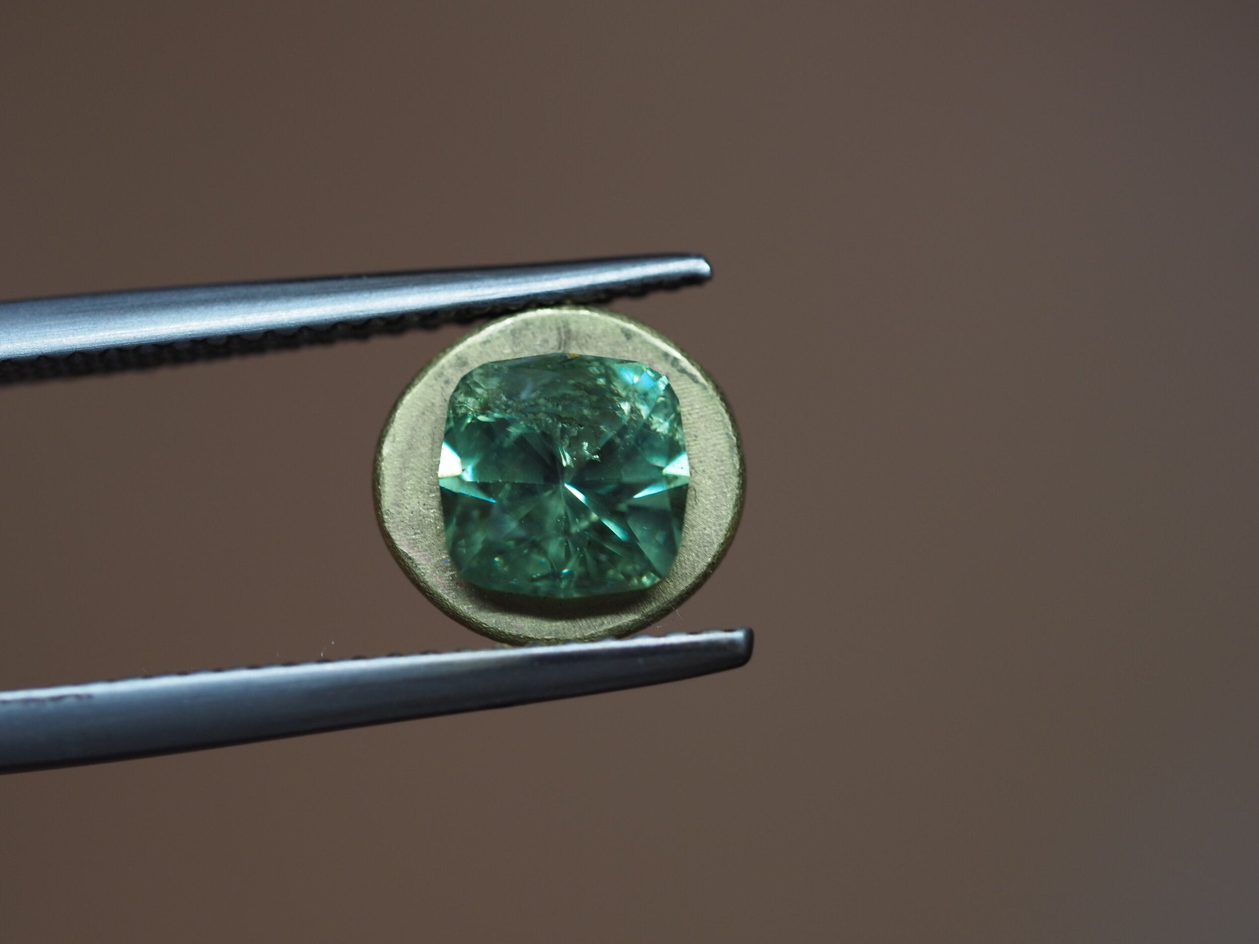 Making a demantoid garnet ring