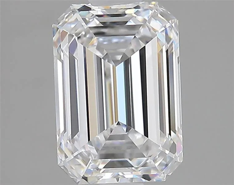 2.64ct Emerald Lab Grown Diamond (Colour D, Clarity FL, IGI Certified)