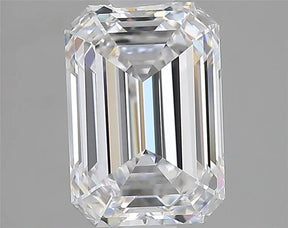 2.64ct Emerald Lab Grown Diamond (Colour D, Clarity FL, IGI Certified)