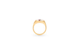 Whispered lore - Ruby heart ring