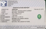 1.09ct Oval Tsavorite garnet