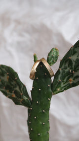 9ct gold 4mm Brushed finish mens wedding band