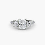 Three-Stone with Pavé Band 3