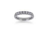 Platinum 7 Stone Diamond Ring