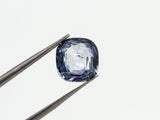 4ct cushion cut light blue sapphire