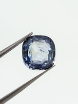 4ct cushion cut light blue sapphire