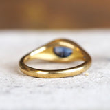 1.06ct Blue sapphire engagement ring