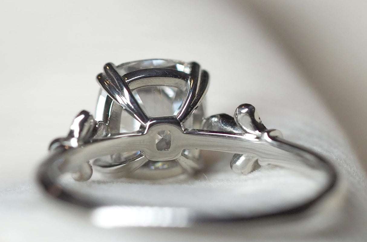 3.00ct Cushion Lab grown diamond engagement ring