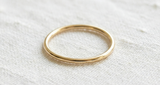 2mm round gold wedding ring