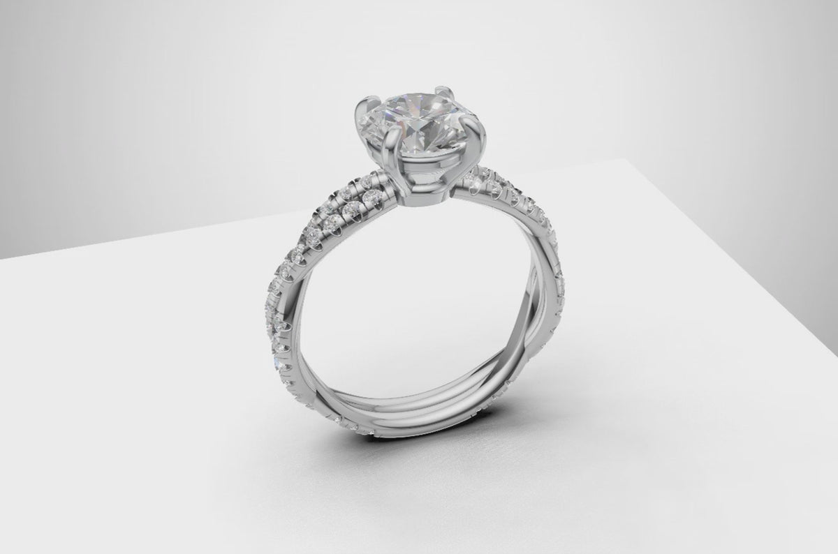 Do the twist engagement ring