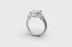 3.00ct Cushion Lab grown diamond engagement ring