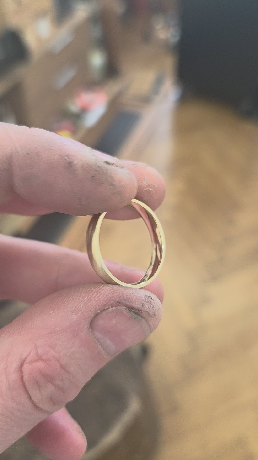 Plain wedding ring resizing