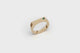 Emerald set rectangular ring