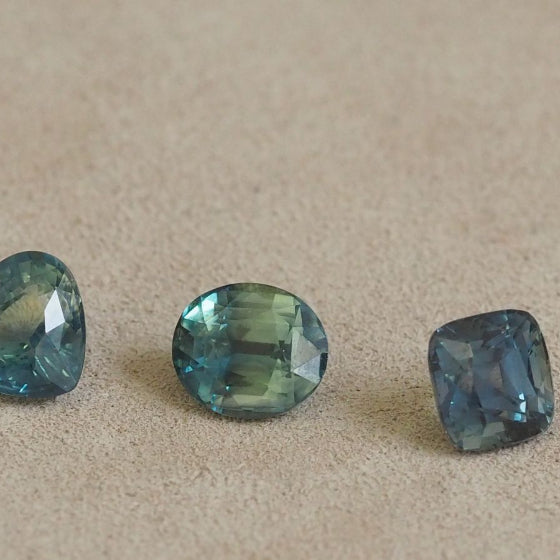 2.28ct Oval Green Sapphire