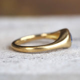 1.06ct Blue sapphire engagement ring