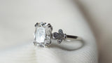 3.00ct Cushion Lab grown diamond engagement ring