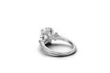 3.00ct Cushion Lab grown diamond engagement ring