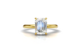 1.4ct LG Diamond emerald cut engagement ring