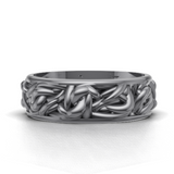 Nocturne mens wedding ring