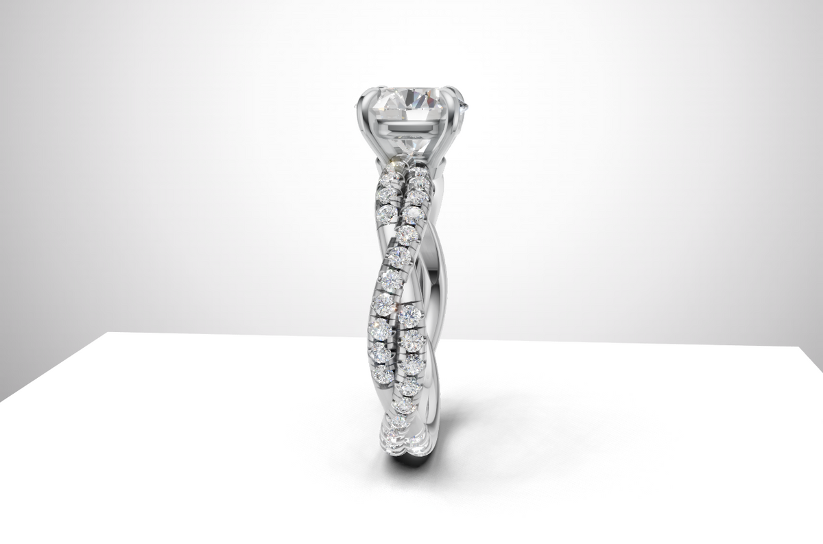 Do the twist engagement ring