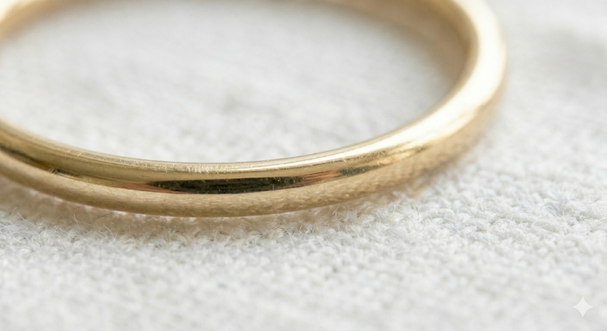 2mm round gold wedding ring