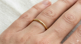 2mm round gold wedding ring